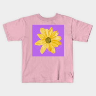 Yellow flower Kids T-Shirt